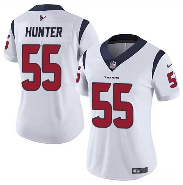 Womens Houston Texans #55 Danielle Hunter White Vapor Untouchable Limited Stitched Jersey Dzhi->women nfl jersey->Women Jersey